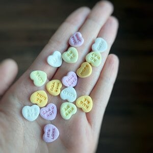 Snoephartjes oorbellen