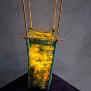 Sprookjesachtig Handgevilt Sfeerlicht – Organisch Design met Tonkin-accenten