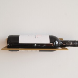 STERKSTAEL Dionysos GOUD - wijnrek voor aan de muur metaal - poedercoating - staal - kleur goud - 1 stuk