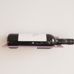 STERKSTAEL Dionysos LILA MIST - wijnrek voor aan de muur metaal - poedercoating - staal - kleur lavendel paars - 1 stuk