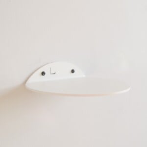 STERKSTAEL Saga Blanc - wandplank - kleur wit - poedercoating - staal - wandrek