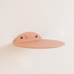 STERKSTAEL Saga Dusty Rose - wandplank - kleur oud roze - poedercoating - staal - wandrek