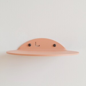 STERKSTAEL Saga Dusty Rose - wandplank - kleur oud roze - poedercoating - staal - wandrek