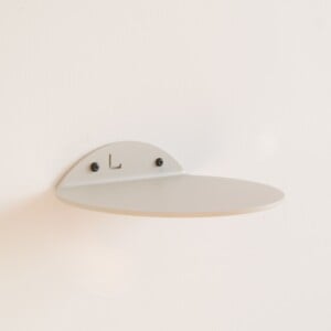 STERKSTAEL Saga Greige - wandplank - kleur grijs beige - poedercoating - staal - wandrek