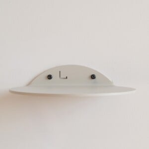 STERKSTAEL Saga Greige - wandplank - kleur grijs beige - poedercoating - staal - wandrek