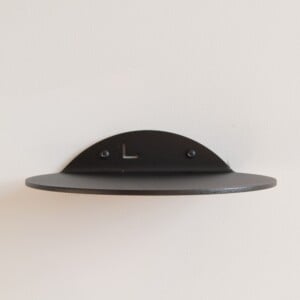 STERKSTAEL Saga Noir - wandplank - kleur zwart - poedercoating - staal - wandrek