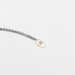 Subtiele Ketting met Mini Hanger Gevuld met Echt Gipskruid (The Classics)