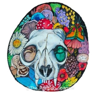 Times Are Changing – Origineel Acrylschilderij op Houtschijf | Natuur Geïnspireerde Kunst | Symbolisch Kunstwerk