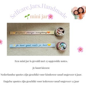 Uitdeel box   6 mini selfcare mini jars