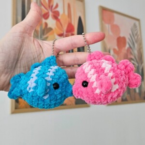 Vis sleutelhanger | Keychain | Verschillende kleuropties | Schattige sleutelhanger van vis