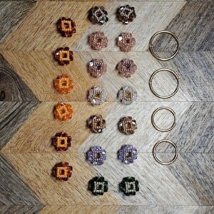 Aurora Switch - basis oorring RVS en verwisselbare kraal