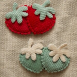 Baby schuifspeld aardbeien (setje)