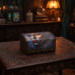 Bamboe sieradendoos ‘The Face of Shadows’