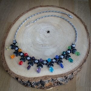 Edgy & Elegant, handgemaakte design statement ketting
