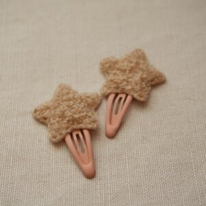 Haarspeld ster wol mini