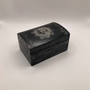 Handgedecoreerd bamboe herinneringskistje “Marilyn Monroe”