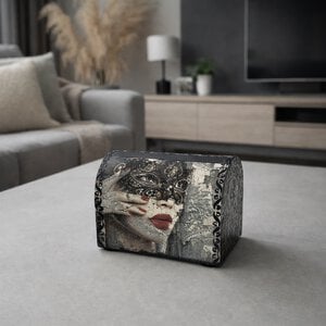 Handgedecoreerde houten sieradendoos ‘A Night in Venice’
