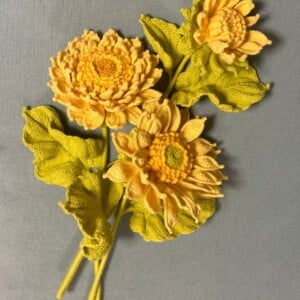 Handgemaakte Van Gogh Zonnebloemen – Ambachtelijk Gehaakt Kunstwerk