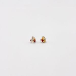 Hartvormige Mini Knopjes met Echte Bloemetjes uit Den Haag (Mon Chéri)