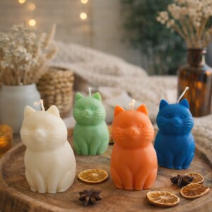 Kat kaars – een kleine sfeermaker met karakter