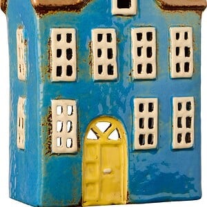 Keramieken Huisje Blauw Nyhavn