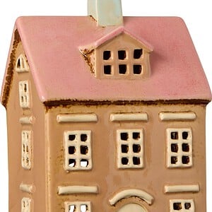 Keramieken Huisje met Bloemetjes