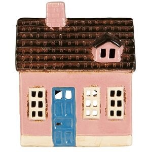 Keramieken Huisje Roze