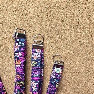 Keycord handgemaakt scrunchie | soepel, toch stevig | praktisch | Atelier 904