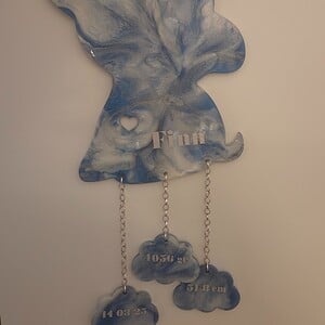 Lieve baby geboorteolifant - kraamcadeau - geboorte - custom