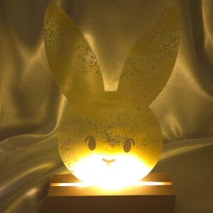Nachtlampje 'konijn' - personalisatie mogelijk