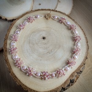 Romantisch & Tijdloos, “Sweet Starbursts” parelketting