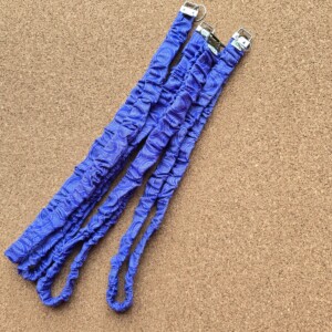 Scrunchie keycord | handgemaakt | paars | print | Atelier 904
