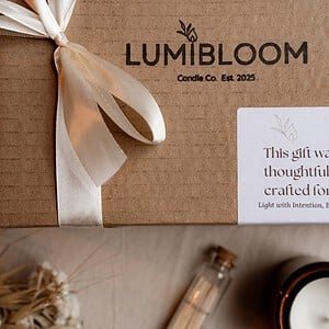 Lumibloom Ritual Collection Gift Set – Handgemaakte geurkaarsen (4 x 90g)