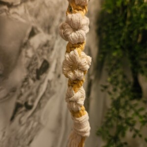 Sleutelhanger bloem geel