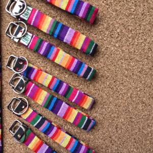 Sleutelhanger | polssleutelhanger | regenboog | handgemaakt | Atelier 904