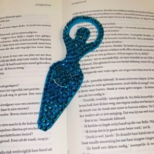 ✨ Sprankelende Blauwe Bladwijzer ✨