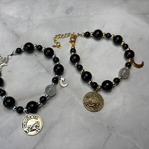 Sterrenbeeld armbandje Steenbok - uniek cadeau - verkrijgbaar in zilver of goud