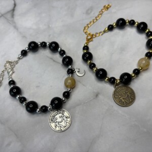 Sterrenbeeld armbandje Tweelingen - uniek cadeau - verkrijgbaar in zilver of goud