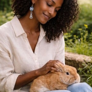 Vrolijk & Dierenliefde – konijnenoorbellen voor het voorjaar, dierendag of Pasen