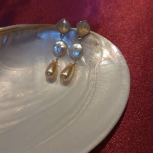 925 zilveren oorbellen met Oostenrijks kristal en zoetwaterparels
