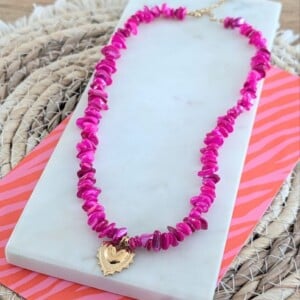 Beachvibe ketting gouden bedel - in 5 varianten