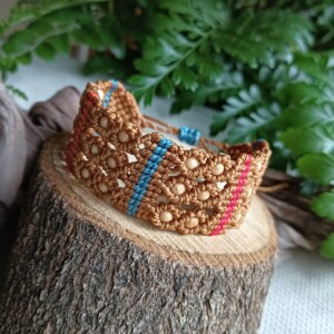 Boho Macramé Armband Kaya