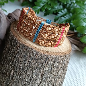 Boho Macramé Armband Kaya