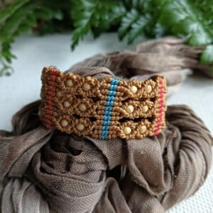 Boho Macramé Armband Kaya