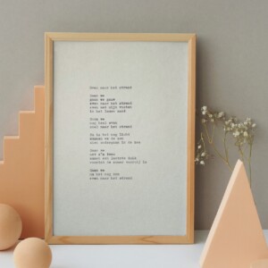 Gedicht - Even naar het strand