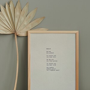Gedicht - Gemist