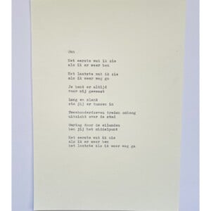 Gedicht - Jan
