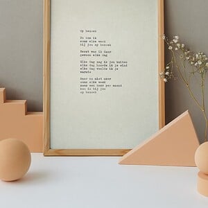 Gedicht - Op bezoek
