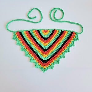 Gehaakte bandana | Reggae vibes