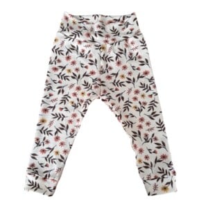 Handgemaakt baby broekje bloem